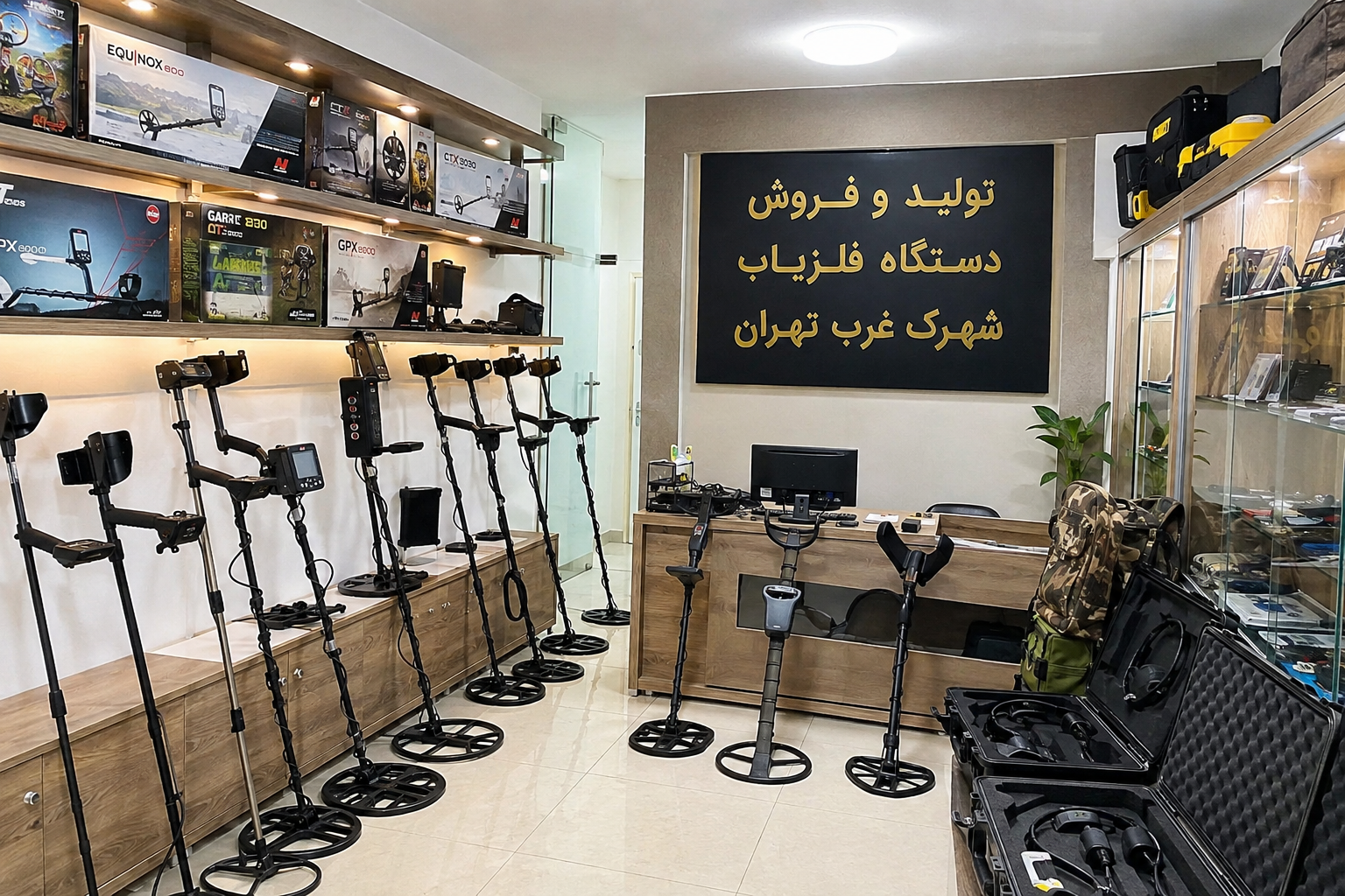 تولید و فروش دستگاه فلزیاب در شهرک غرب تهران
