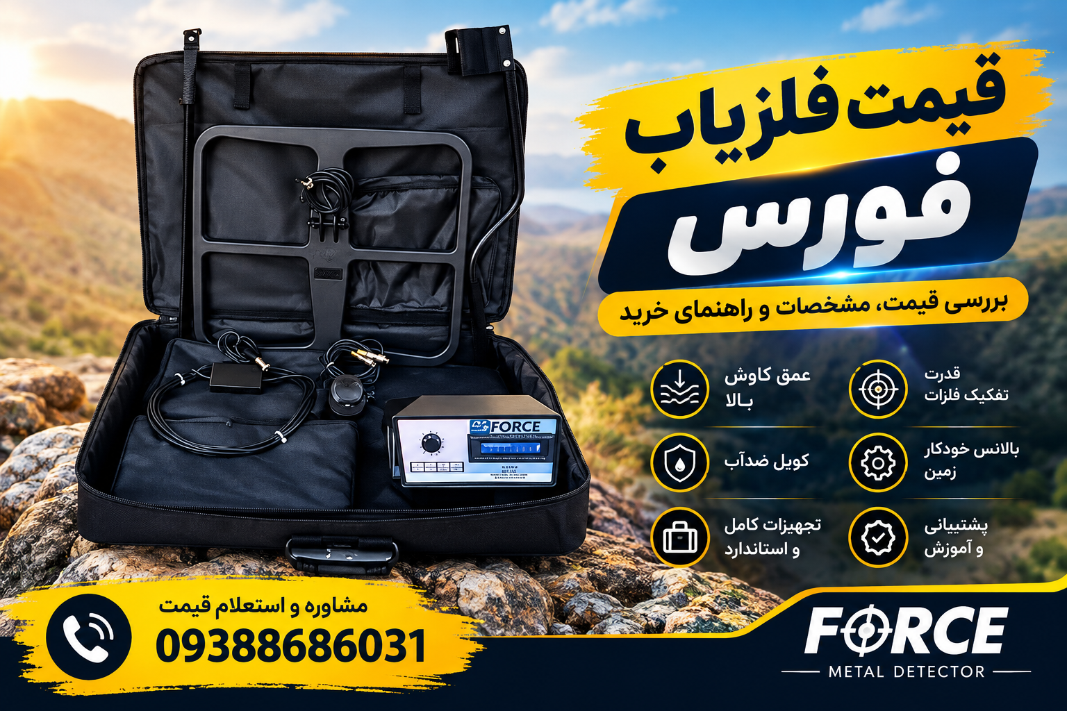 قیمت فلزیاب فورس